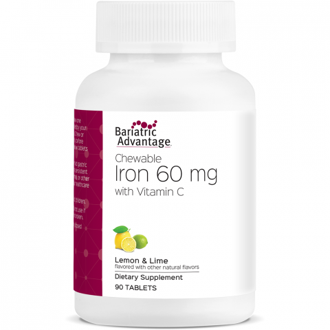 Lemon Lime Chewable Iron 60mg